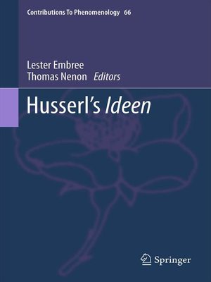 cover image of Husserl's Ideen